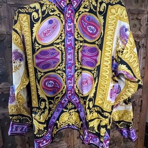 Versace - silk print shirt